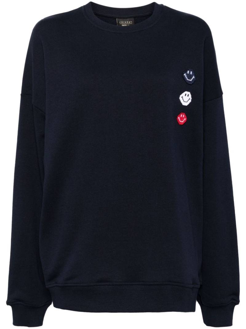 Joshua Sanders smiley-motif sweatshirt - Blue von Joshua Sanders