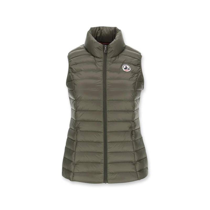 Daunengilet Ohne Kapuze Damen Khaki L von Jott