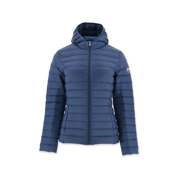 Daunenjacke Mit Kapuze Damen Blau Denim M von Jott