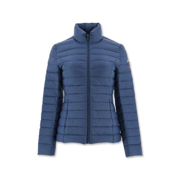 Daunenjacke Ohne Kapuze Damen Blau Denim Dunkel L von Jott