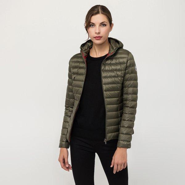 Daunenjacke Mit Kapuze Damen Khaki L von Jott