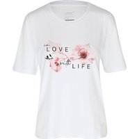 JOY Damen T-Shirt Luzie in Love with Life weiss | 38 von Joy