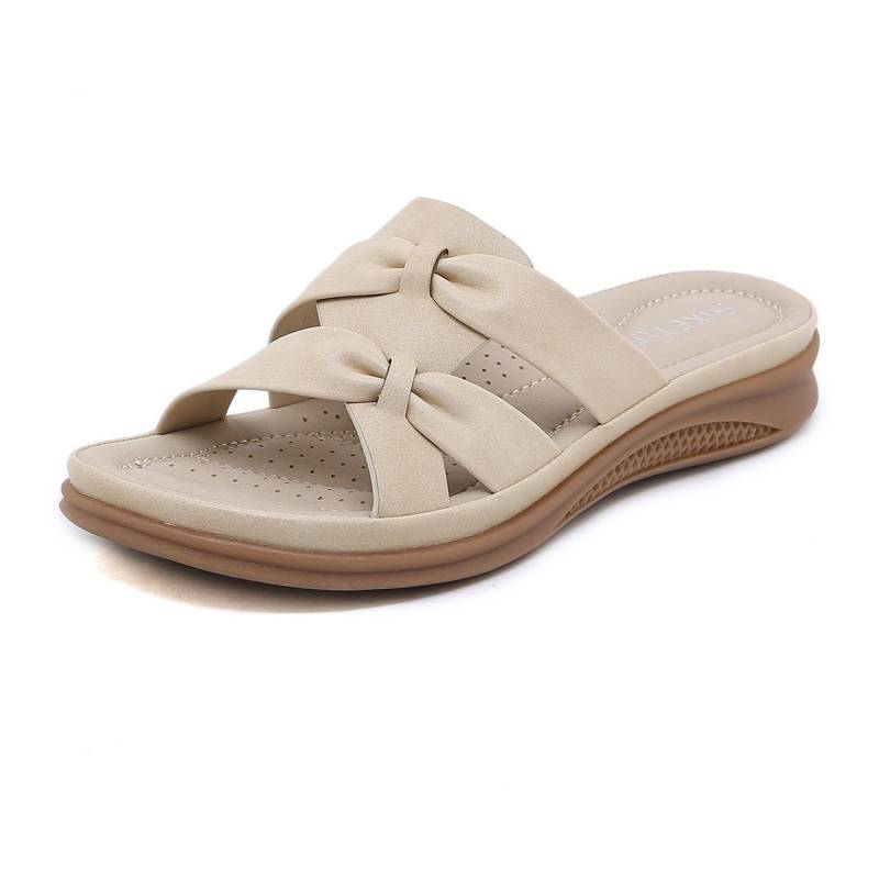 JoyFeet Slipper Relax Farbe: Beige, Grösse: 36 von JoyFeet