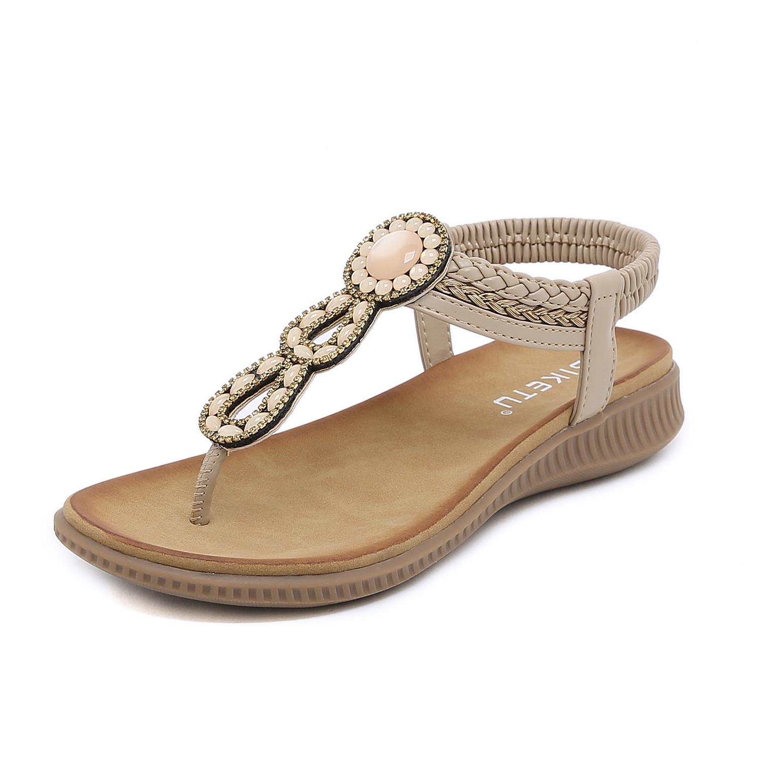 JoyFeet Sommersandale Rivera Farbe: Beige / Nude, Schuhgrösse: 36 von JoyFeet