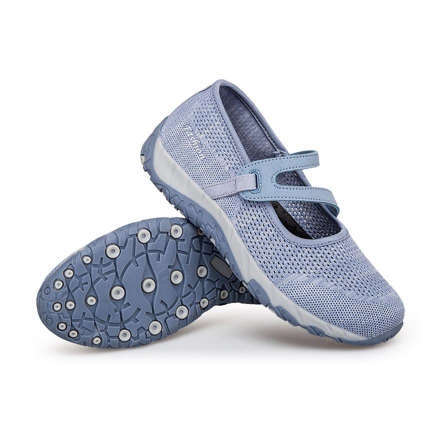 JoyFeet Spangenballerina Trekking Farbe: Hellblau, Schuhgrösse Damen: 36 von JoyFeet