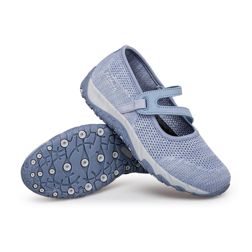 JoyFeet Spangenballerina Trekking Farbe: Hellblau, Schuhgrösse Damen: 39 JoyFeet Spangenballerina Trekking Farbe: Hellblau, Schuhgrösse Damen: 39 von JoyFeet