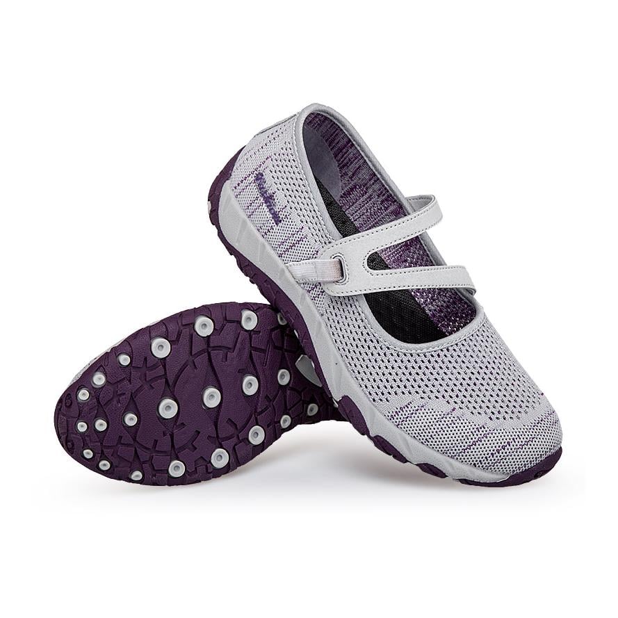 JoyFeet Spangenballerina Trekking Farbe: Hellgrau, Schuhgrösse Damen: 40 JoyFeet Spangenballerina Trekking Farbe: Hellgrau, Schuhgrösse Damen: 40 von JoyFeet