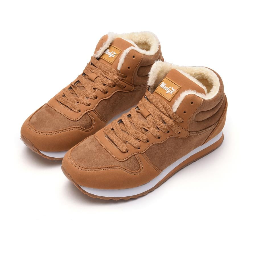 JoyFeet TeddySneaker Unisex Farbe: Camel, Grösse: 36 von JoyFeet