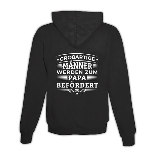 JoyLine Hoodie mit Zipper Grossartige Männer Unisex Grösse: L, Farbe: Schwarz von JoyLine