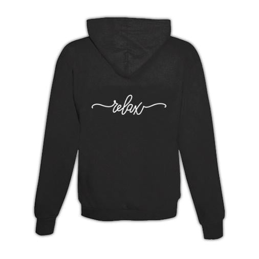 JoyLine Hoodie mit Zipper Relax Unisex Farbe: Schwarz, Grösse: M von JoyLine