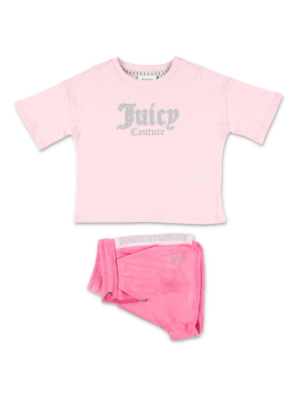 Juicy Couture Kids logo-embellished shorts and T-shirt set - Pink von Juicy Couture Kids