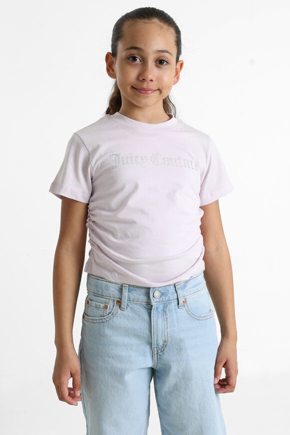 Juicy Couture Crop T-Shirt | Lavender Fog | Mädchen  | 10 von Juicy Couture