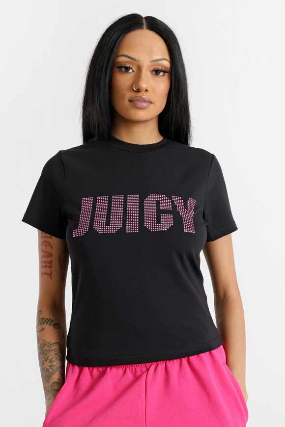 Juicy Couture Impact T-Shirt | Black | Damen  | M von Juicy Couture