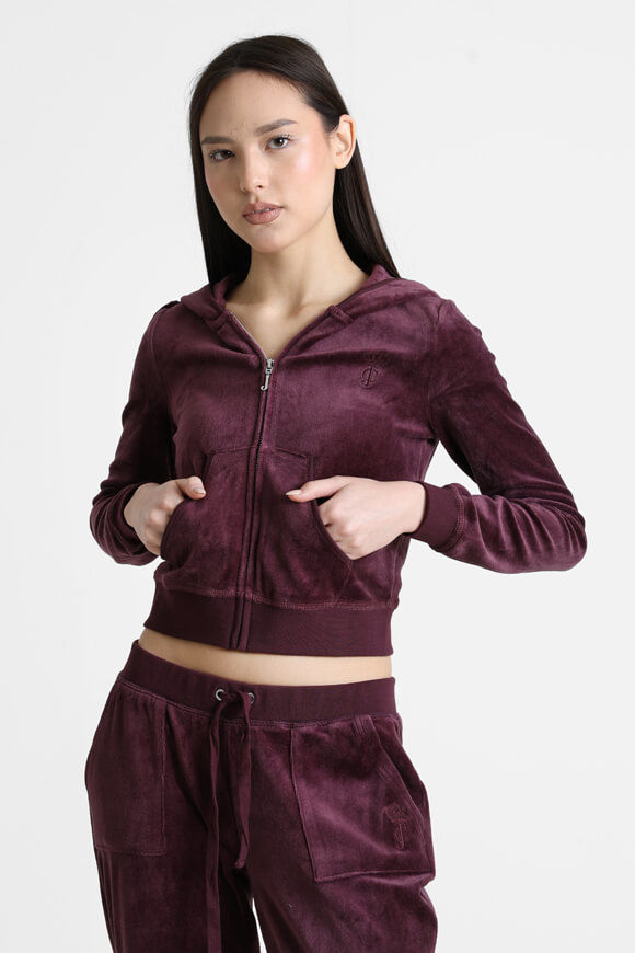 Juicy Couture Robyn Crop Samt Jacke | Winetasting | Damen  | M von Juicy Couture