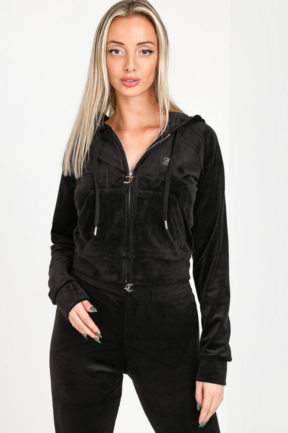 Juicy Couture Samt Jacke | Black | Damen  | M von Juicy Couture