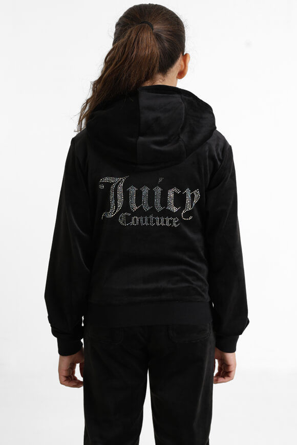 Juicy Couture Samt Jacke | Jet Black | Mädchen  | 10 von Juicy Couture