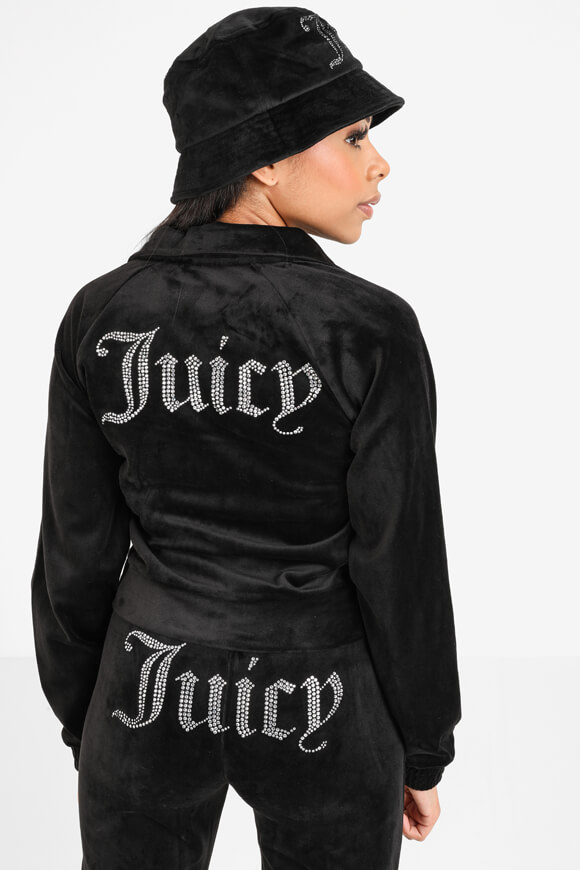 Juicy Couture Samt Jacke | Black | Damen  | XXS von Juicy Couture