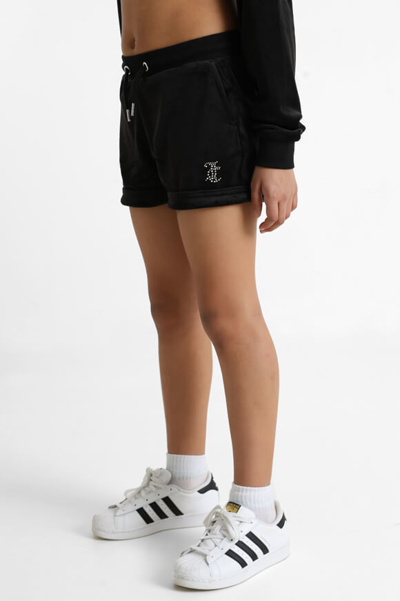 Juicy Couture Samt Shorts | Jet Black | Mädchen  | 10 von Juicy Couture