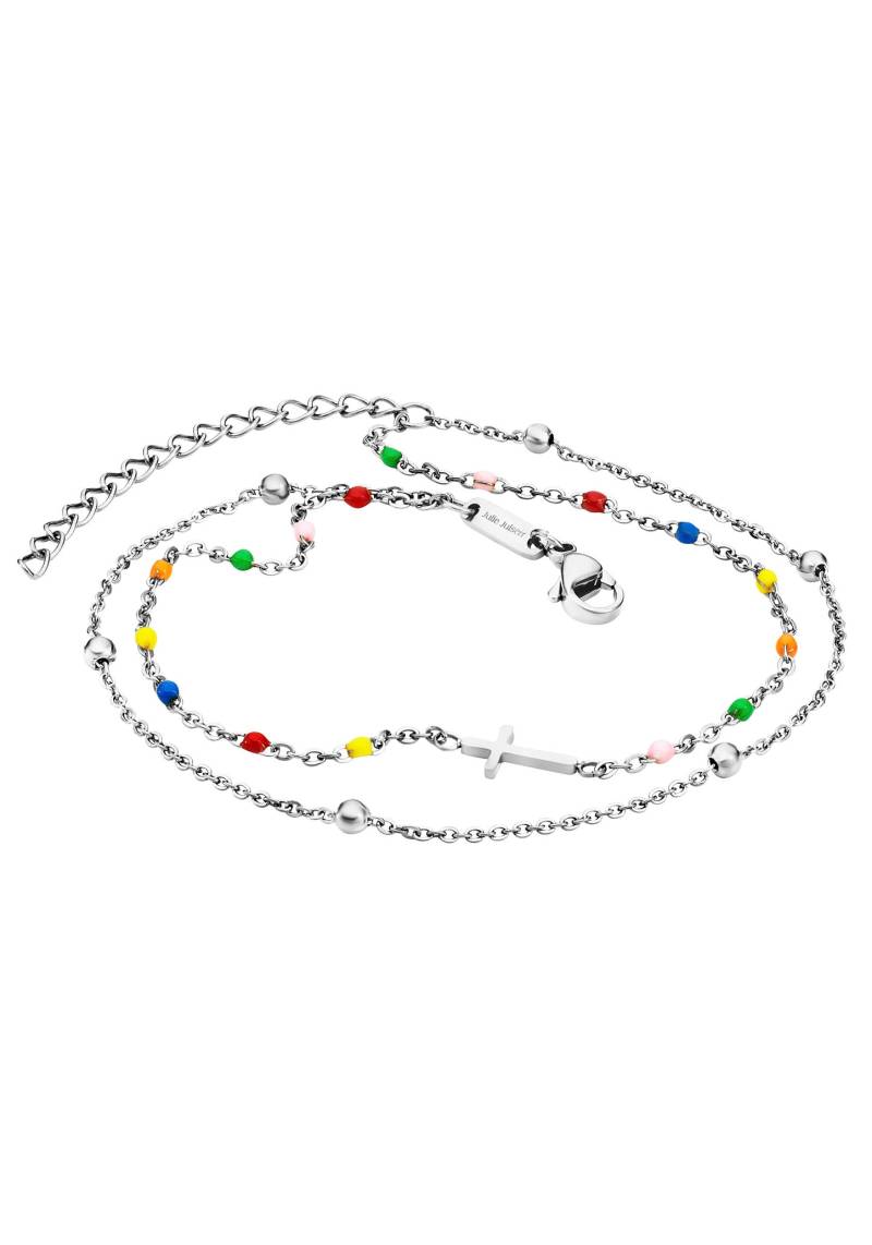 Julie Julsen Fusskette »ANKLET, CROSS, JJAC29220G, JJAC29220S« von Julie Julsen