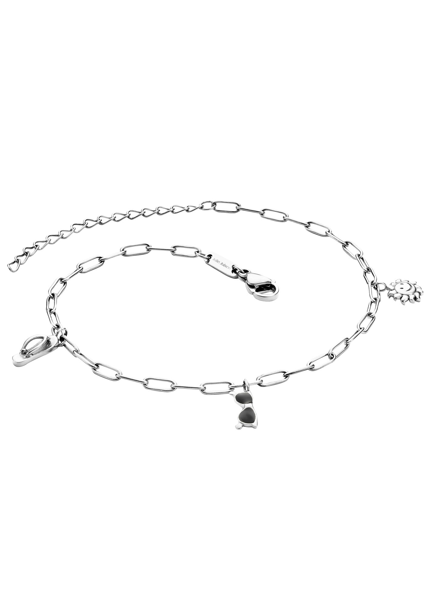 Julie Julsen Fusskette mit Anhänger »ANKLET, FLIP-SUNGLASS-SUN, JJAC29213G, JJAC29213S« von Julie Julsen