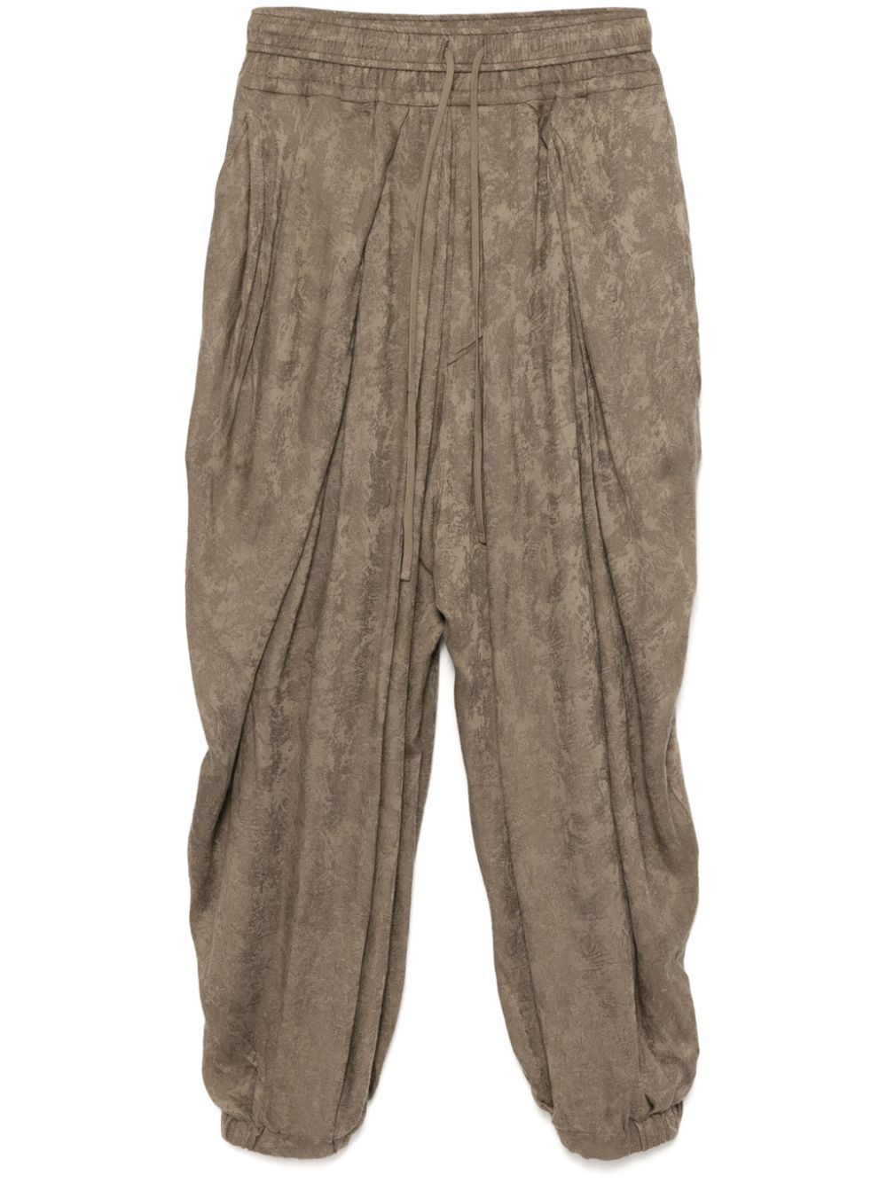 Julius Jacquard Prayer pants - Brown von Julius