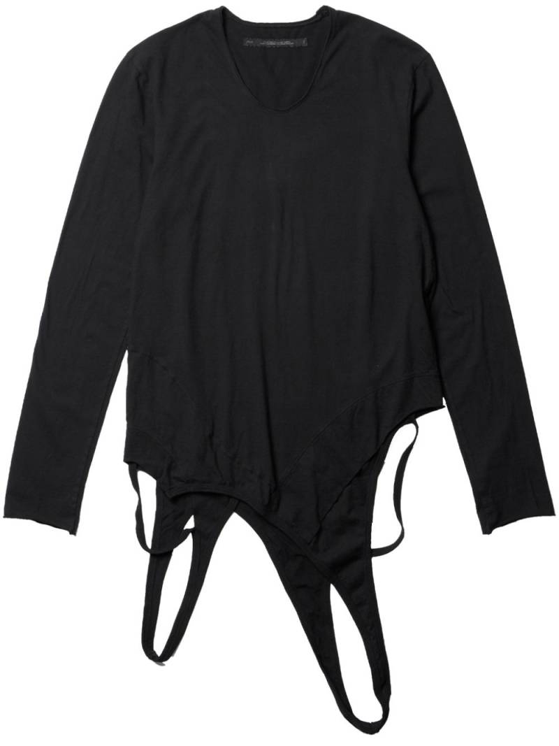 Julius Loop Membrane long-sleeve top - Black von Julius