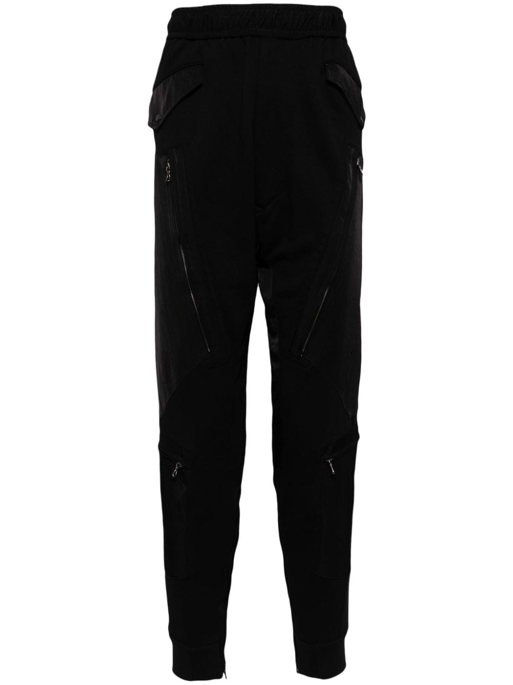 Julius cotton tapered track pants - Black von Julius