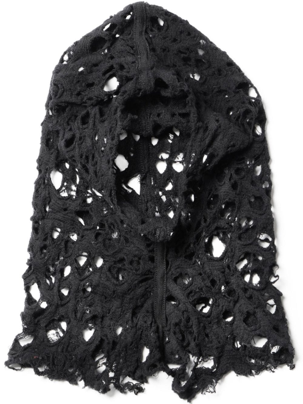 Julius distressed-effect balaclava - Black von Julius