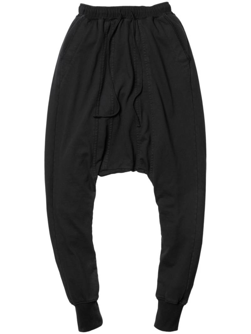 Julius drop-crotch cargo pants - Black von Julius