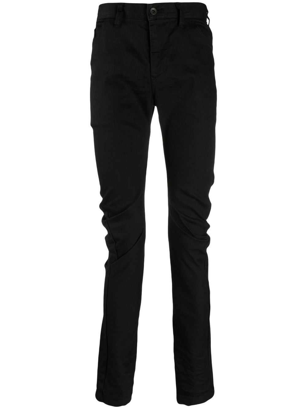 Julius mid-rise straight-leg trousers - Black von Julius