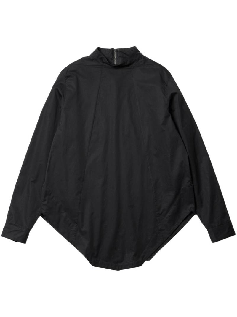 Julius pullover high-neck shirt - Black von Julius