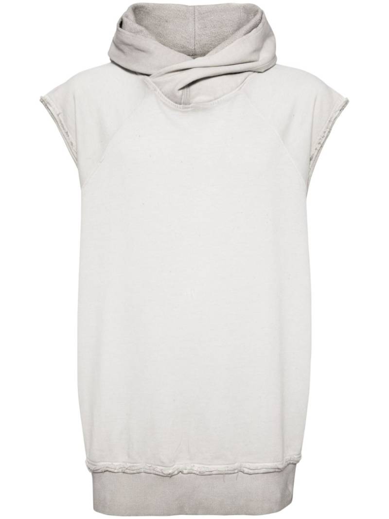 Julius sleeveless hoodie - Grey von Julius