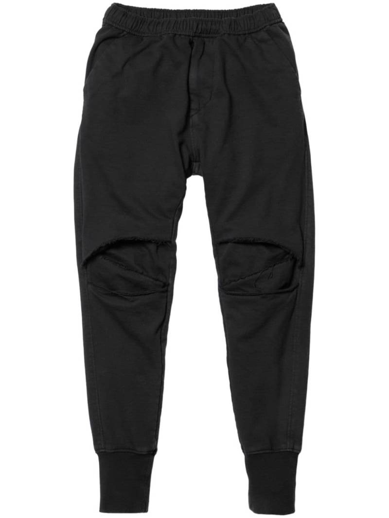 Julius straight-leg cotton trousers - Black von Julius