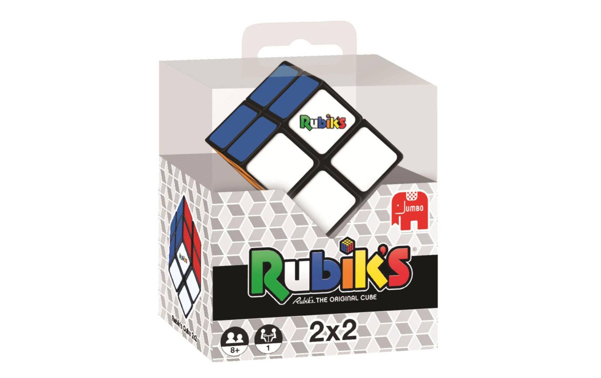 Jumbo_ALT Lernspielzeug »Jumbo Knobelspiel Rubik's Cube 2x2«, (Spieldauer: 60 min), Sprache: Französisch, Multilingual, Englisch, Deutsch von Jumbo_ALT