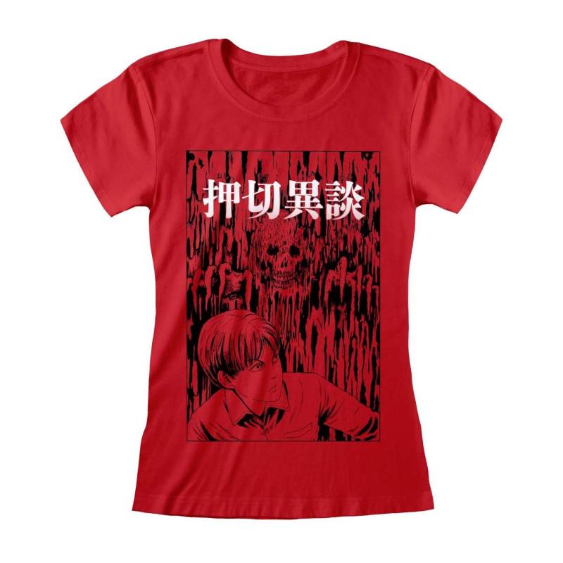 Tshirt Damen Rot Bunt S von Junji-Ito