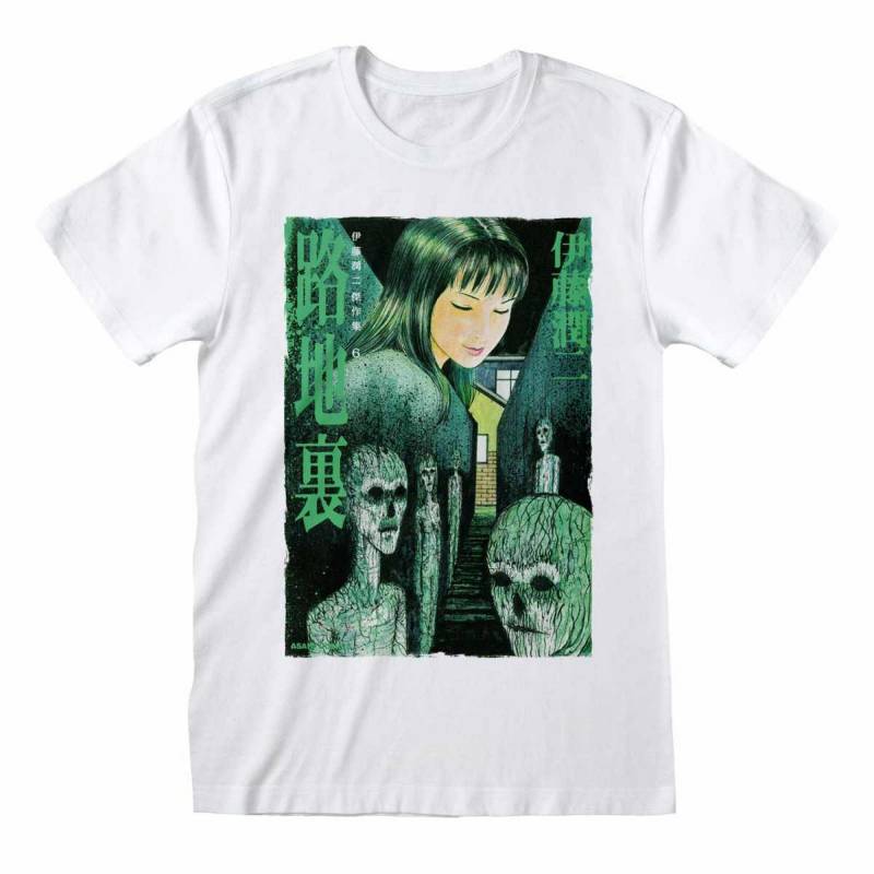 Tshirt Damen Weiss L von Junji-Ito