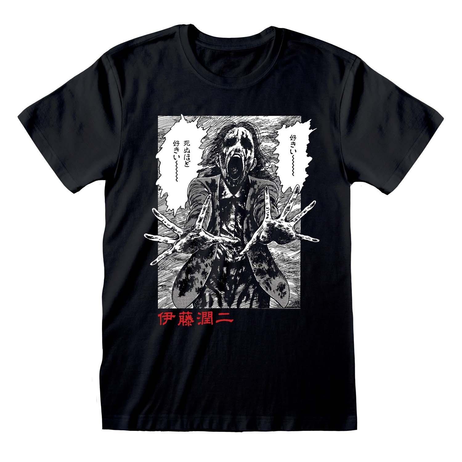 "ghoul" Tshirt Herren Schwarz L von Junji-Ito