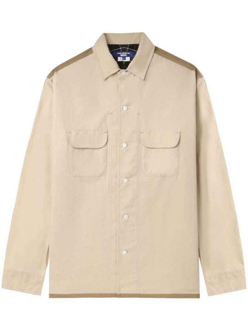 Junya Watanabe MAN buttoned cotton shirt - Neutrals von Junya Watanabe MAN