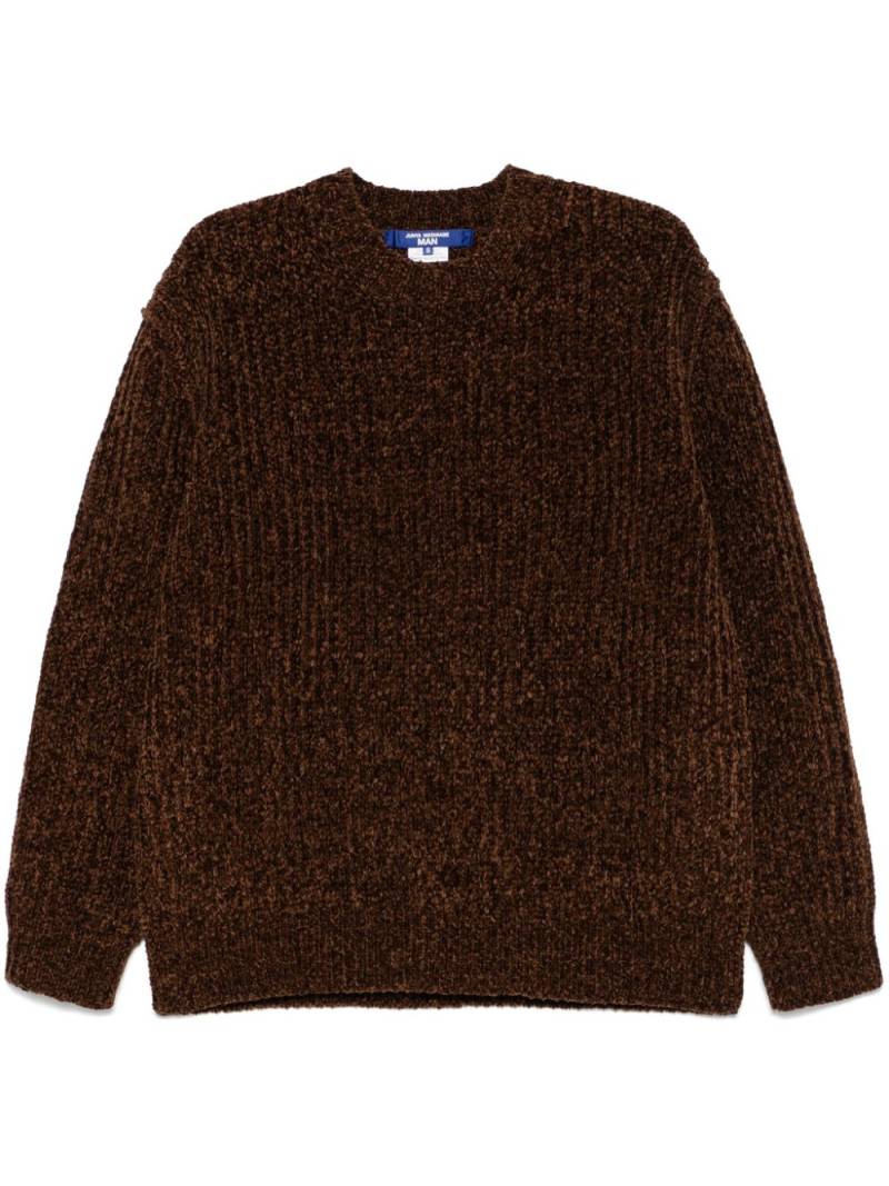 Junya Watanabe MAN chenille sweater - Brown von Junya Watanabe MAN