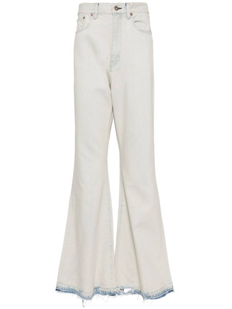 Junya Watanabe MAN flared jeans - Blue von Junya Watanabe MAN