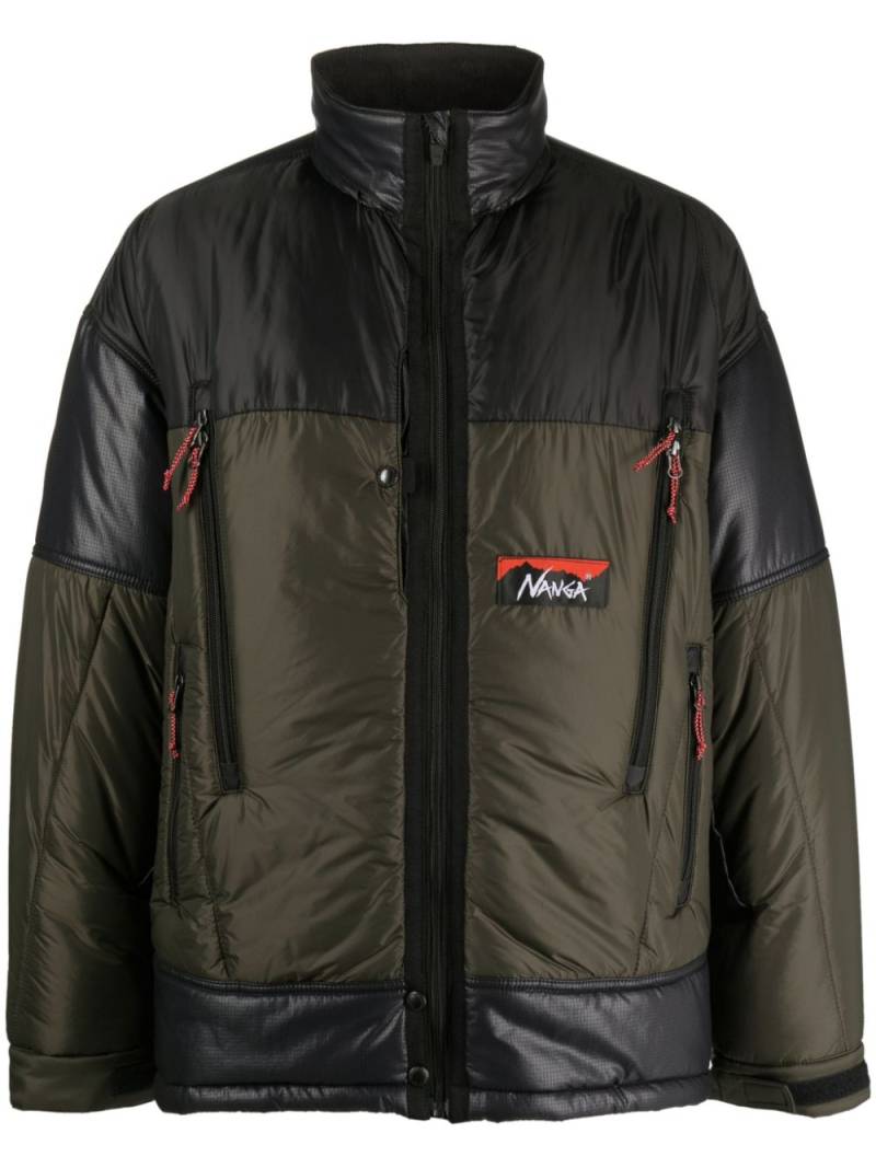 Junya Watanabe MAN high-neck padded jacket - Green von Junya Watanabe MAN