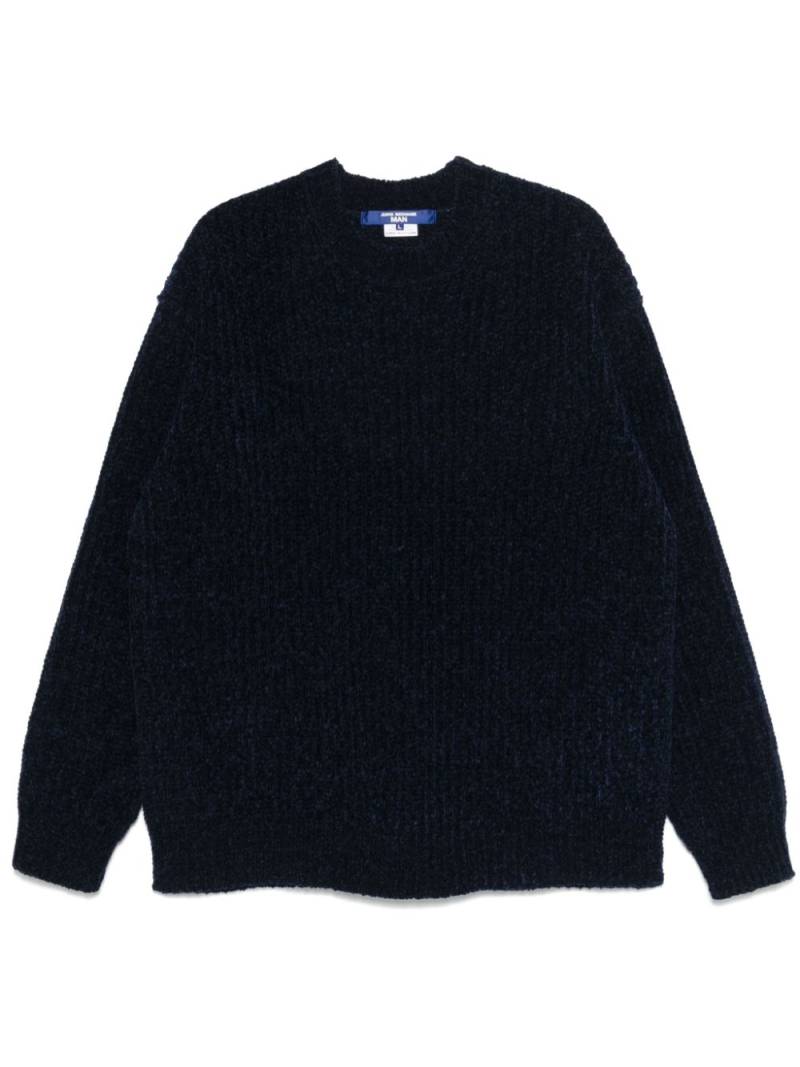 Junya Watanabe MAN ribbed sweater - Blue von Junya Watanabe MAN