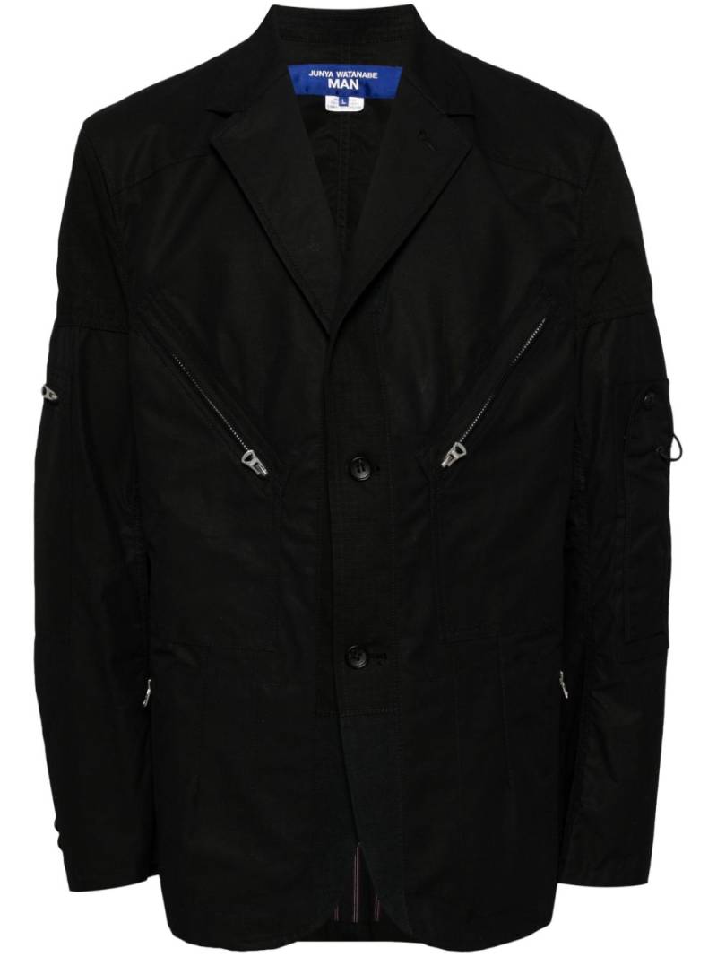 Junya Watanabe MAN single-breasted blazer - Black von Junya Watanabe MAN