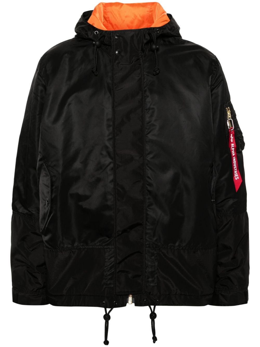 Junya Watanabe MAN x Alpha Industries hooded jacket - Black von Junya Watanabe MAN