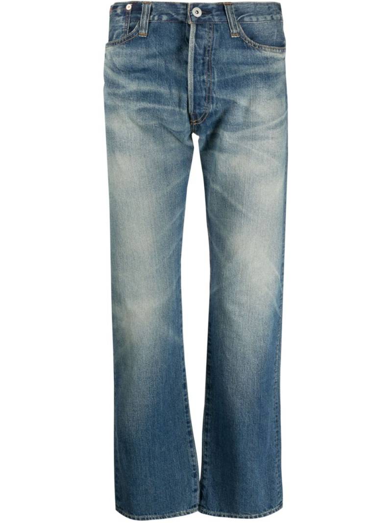 Junya Watanabe MAN x Jean-Michel Basquiat jeans - Blue von Junya Watanabe MAN