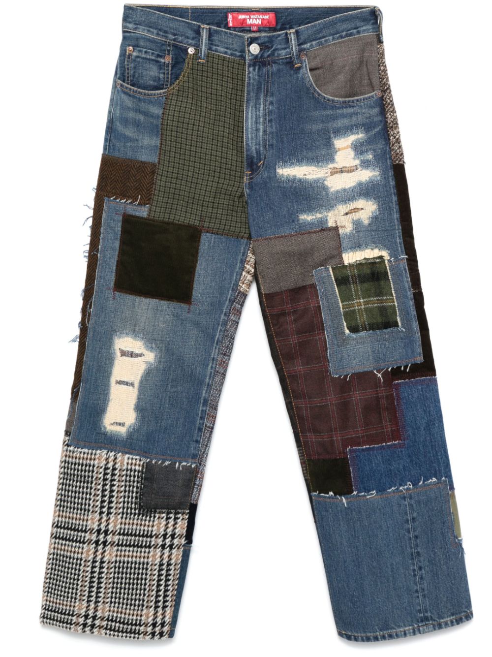 Junya Watanabe MAN x Levi's® patchwork-design jeans - Blue von Junya Watanabe MAN