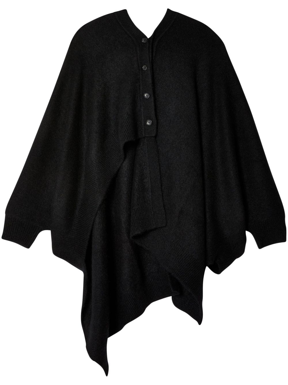 Junya Watanabe asymmetric cardigan - Black von Junya Watanabe