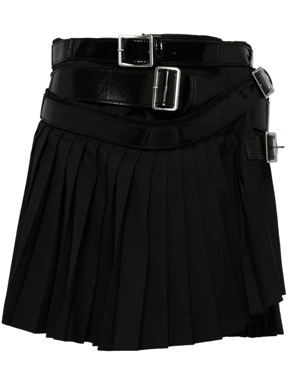 Junya Watanabe belted mini skirt - Black von Junya Watanabe