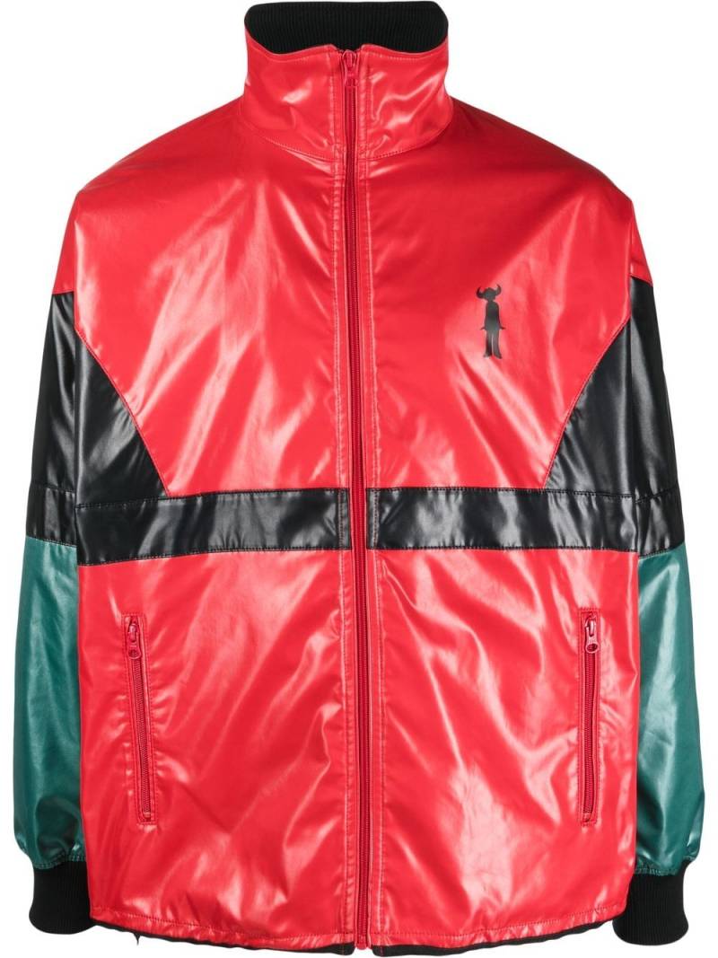 Junya Watanabe MAN colour-block panelled windbreaker - Red von Junya Watanabe MAN