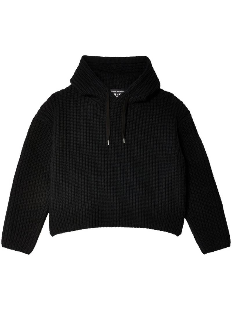 Junya Watanabe hooded wool jumper - Black von Junya Watanabe